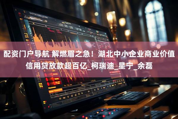 配资门户导航 解燃眉之急！湖北中小企业商业价值信用贷放款超百亿_柯瑞迪_星宁_余磊
