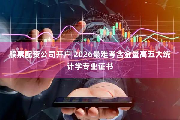 股票配资公司开户 2026最难考含金量高五大统计学专业证书