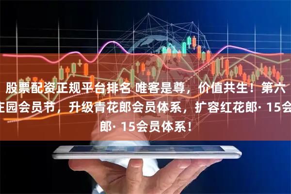 股票配资正规平台排名 唯客是尊，价值共生！第六届郎酒庄园会员节，升级青花郎会员体系，扩容红花郎· 15会员体系！